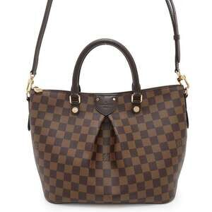 Louis Vuitton Damier Ebene Brown Siena Handbag Bag